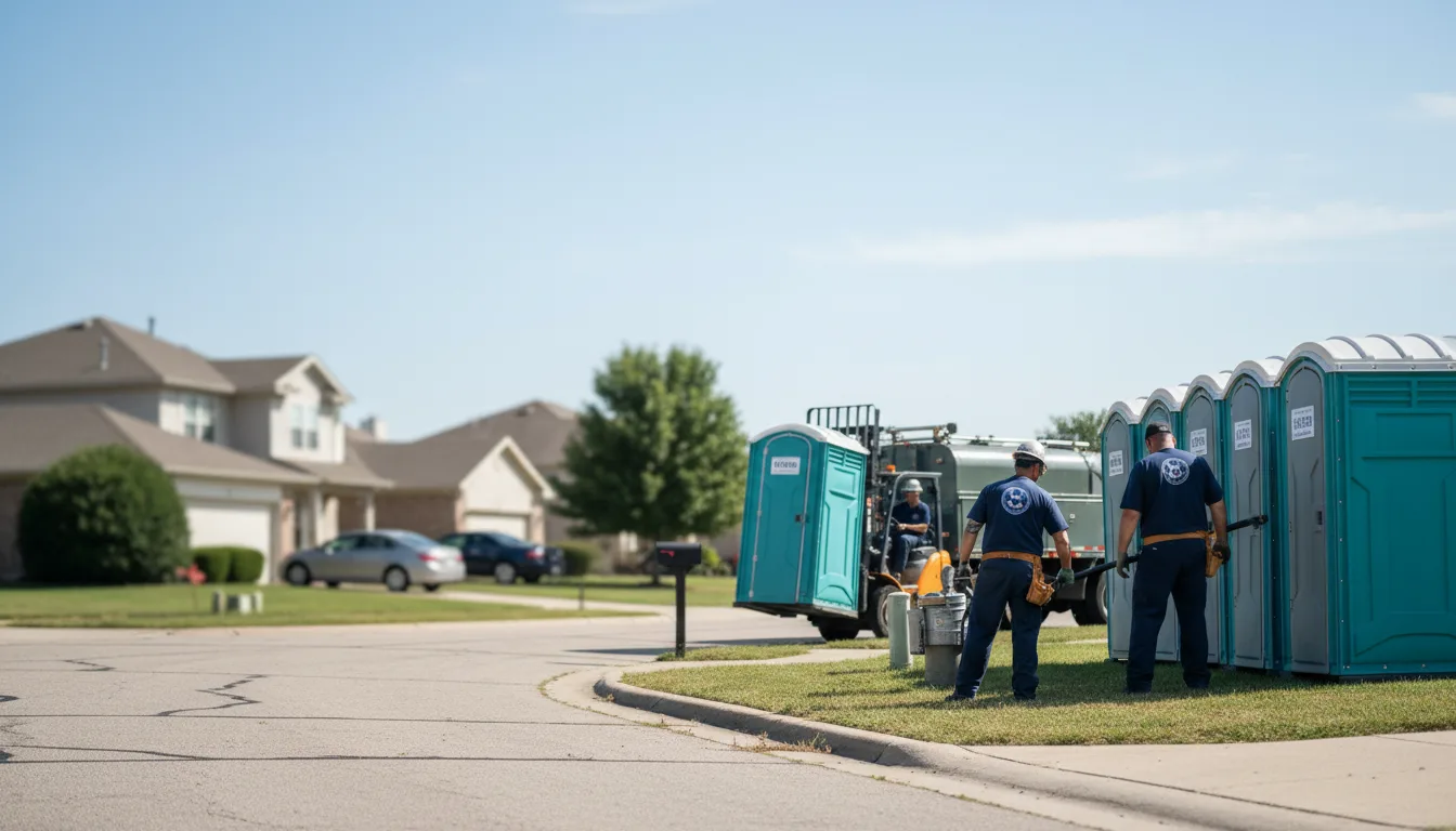 Porta Potty Rental in Scroggins, TX near me